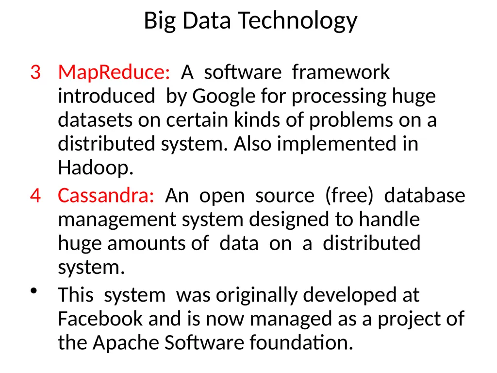 Big DATA What is Big Data? huge data is generated - slide 10 of 17