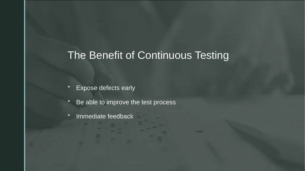 DevOps Test Automation Waterfall Development - slide 8 of 16