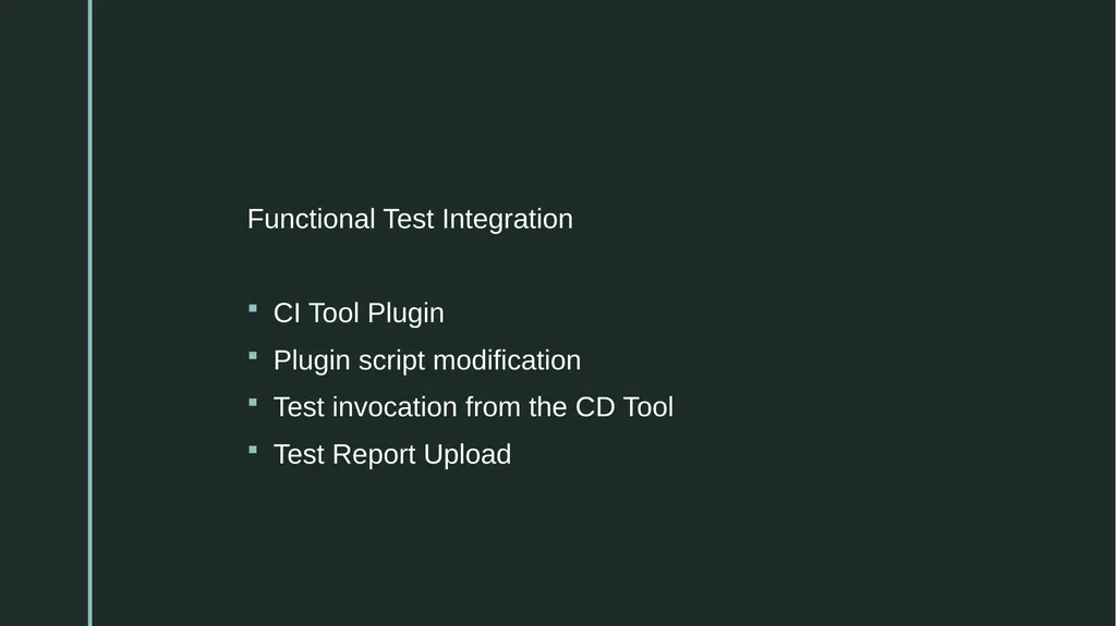 DevOps Test Automation Waterfall Development - slide 13 of 16