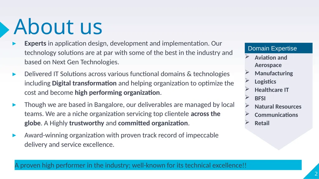 Midevops Services Corporate Profile 2021 #153, - slide 2 of 11