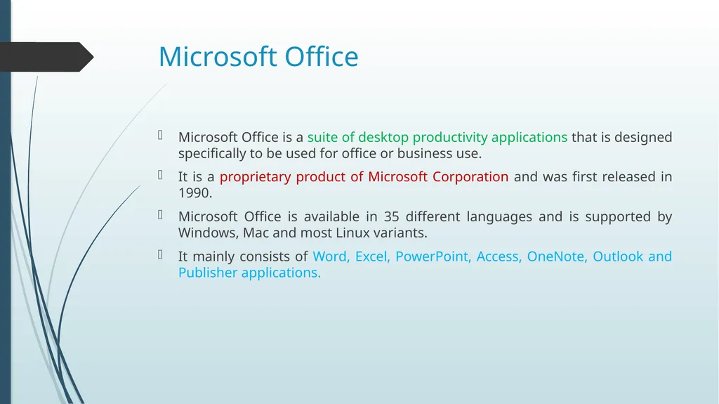 Office Automation Tools Unit-1 Office Automation - slide 25 of 26