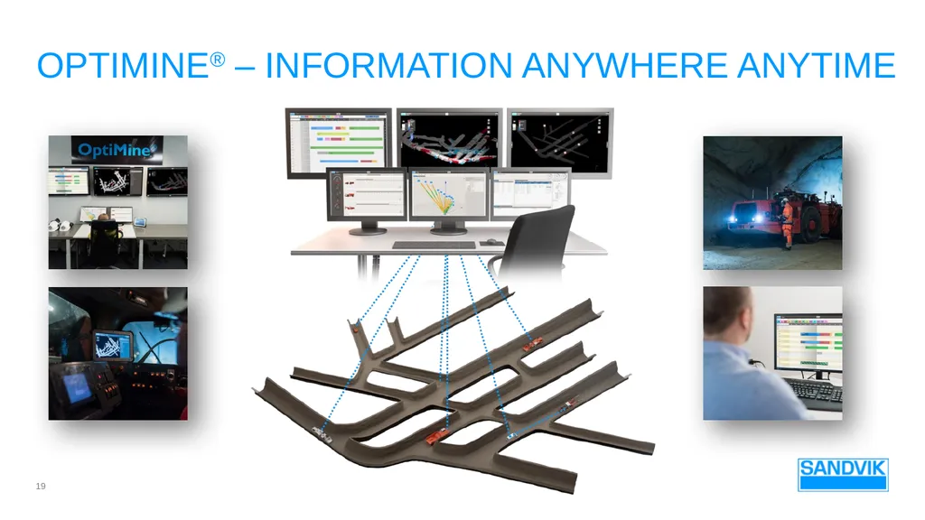 AUTOMATION in mining SANDVIK Underground mining – - slide 19 of 23