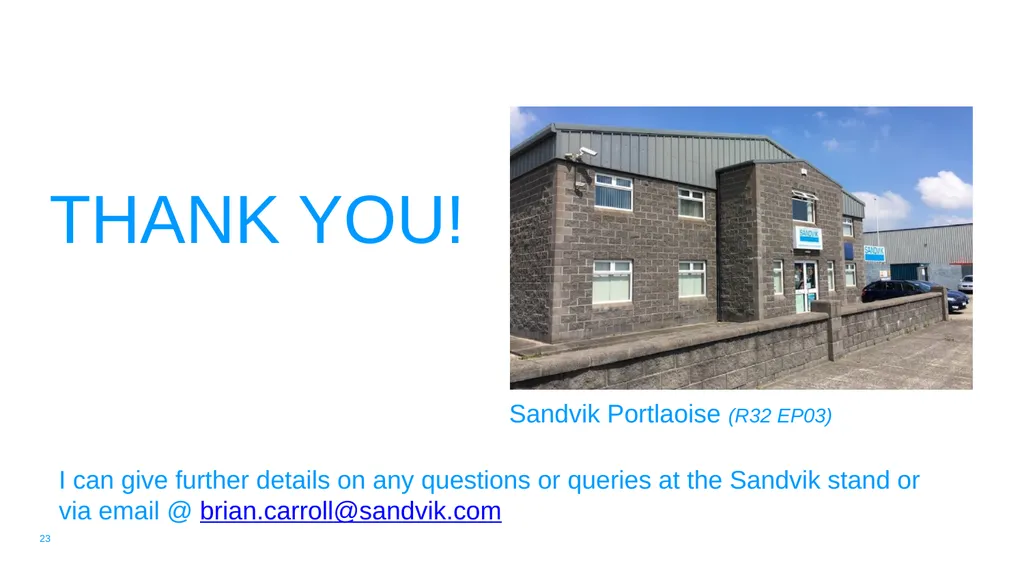 AUTOMATION in mining SANDVIK Underground mining – - slide 23 of 23