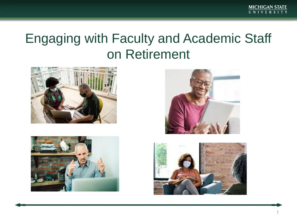 1 Engaging with Faculty and Academic Staff on - slide 1 of 14