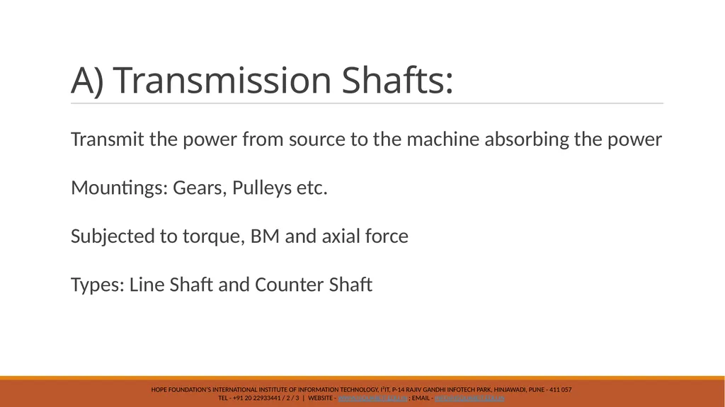 BASIC MECHANICAL ENGINEERING Unit –I: Introduction - slide 5 of 6