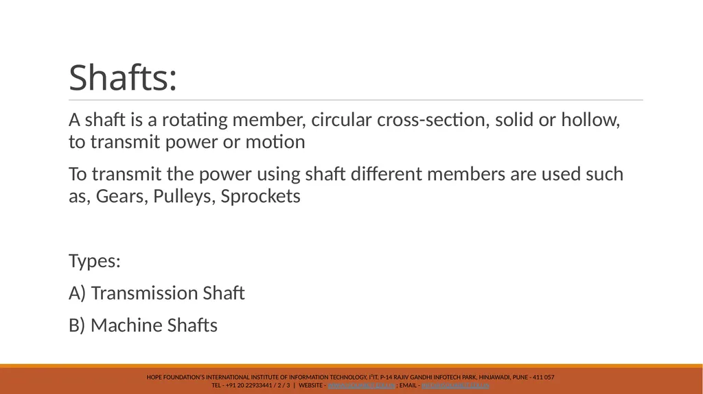 BASIC MECHANICAL ENGINEERING Unit –I: Introduction - slide 4 of 6