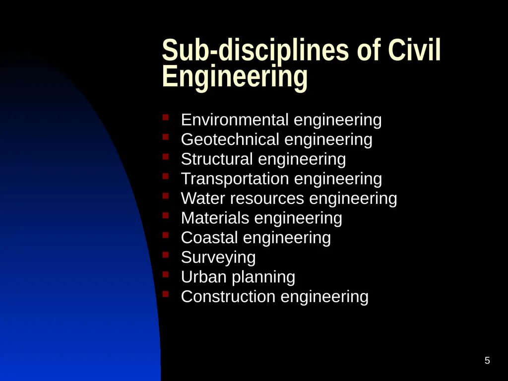 Civil Engineering Materials 3rd Semester 2010 ( 20 - slide 5 of 20