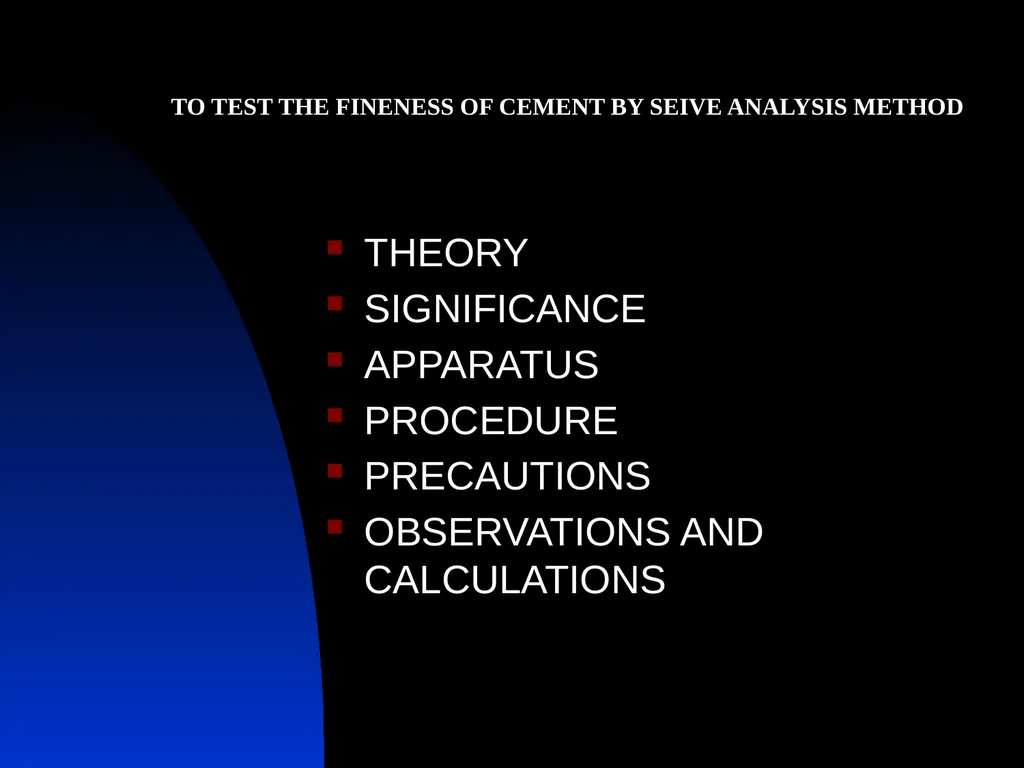 Civil Engineering Materials 3rd Semester 2010 ( 20 - slide 20 of 20