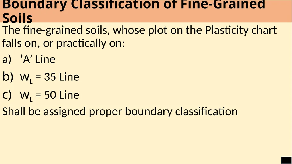 Classification and Identification of Soils for - slide 10 of 15
