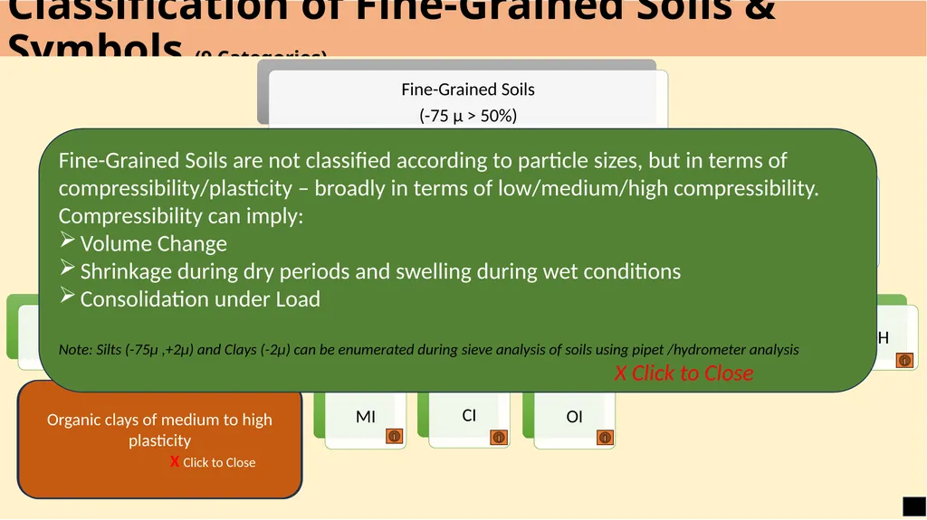 Classification and Identification of Soils for - slide 8 of 15