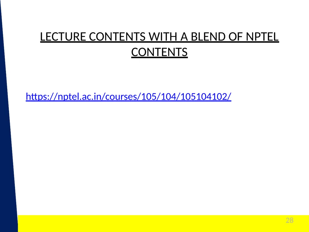 1 Year & Sem – IV & VII Subject – - slide 28 of 30