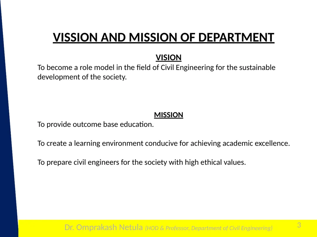 1 Year & Sem – IV & VII Subject – - slide 3 of 30