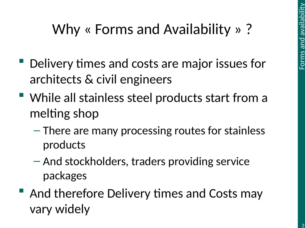 Supporting presentation for lecturers of - slide 2 of 9