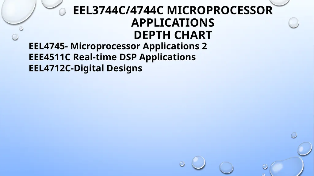 Electrical Engineering Breadth-Depth Chart Catalog - slide 9 of 11