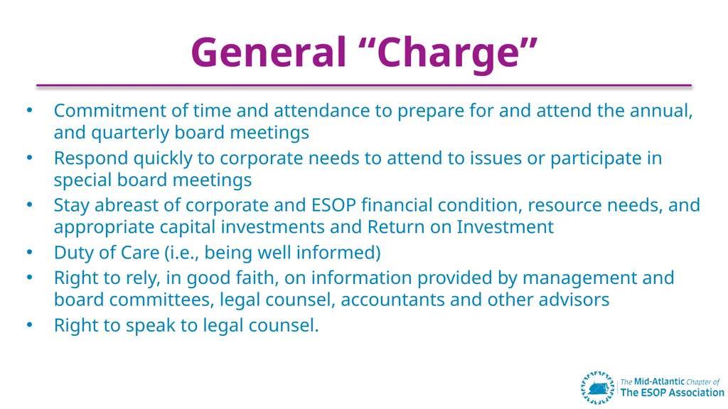 Creating a Clear Board Member Job Description and - slide 9 of 18