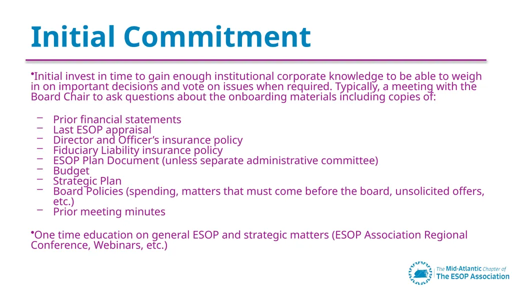 Creating a Clear Board Member Job Description and - slide 8 of 18