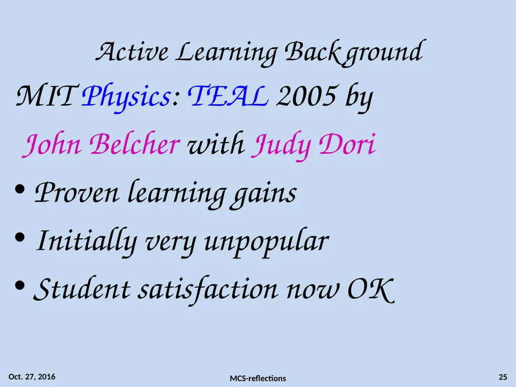 Reflections on Team-based Teaching of Discrete - slide 24 of 27