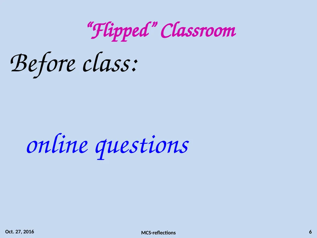 Reflections on Team-based Teaching of Discrete - slide 6 of 27