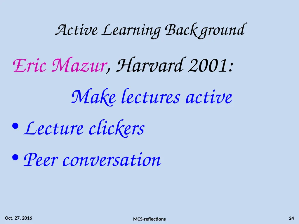 Reflections on Team-based Teaching of Discrete - slide 23 of 27