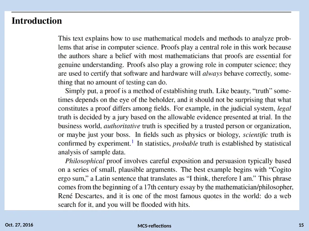 Reflections on Team-based Teaching of Discrete - slide 15 of 27