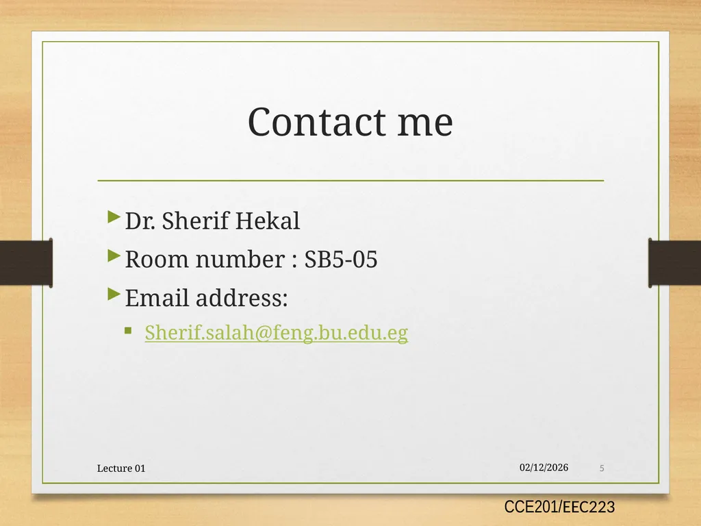 Lecture 01: Introduction Prepared By Dr. Eng. - slide 5 of 25