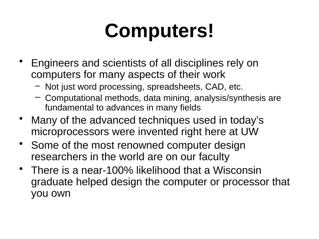 Introduction to Computer Engineering ECE/CS 252, - slide 3 of 18