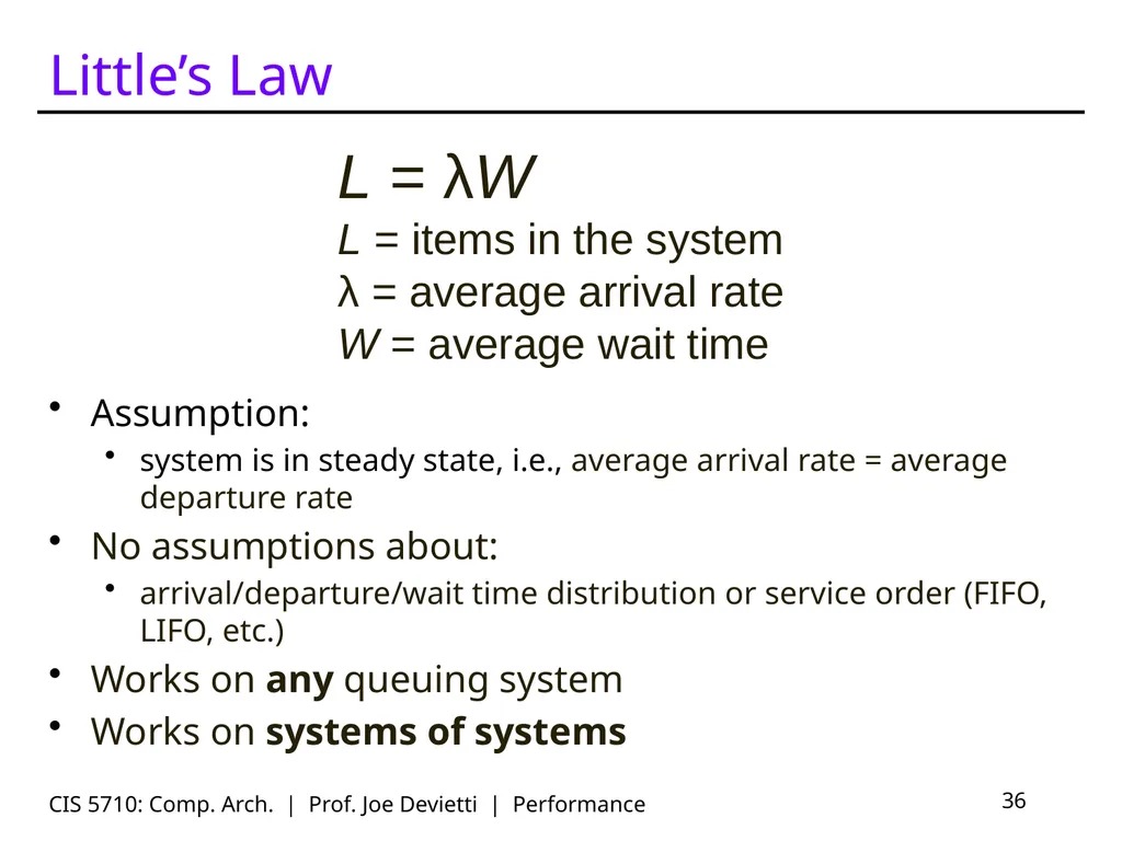 CIS 5710: Comp. Arch. | Prof. Joe Devietti | - slide 36 of 42