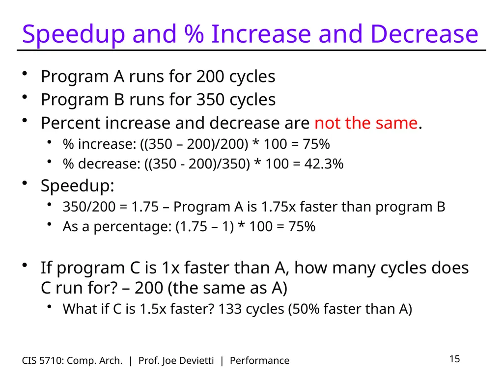 CIS 5710: Comp. Arch. | Prof. Joe Devietti | - slide 15 of 42