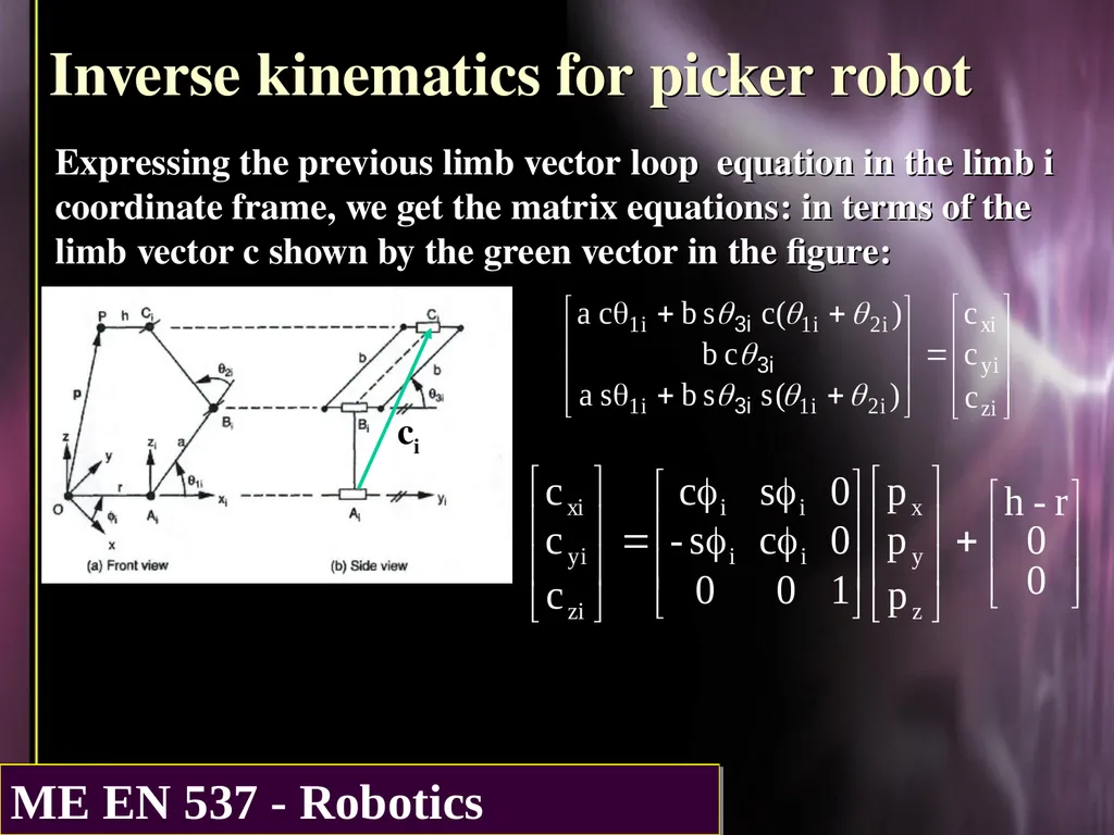 DIFFERENTIAL KINEMATICS Purpose: The purpose of - slide 29 of 37