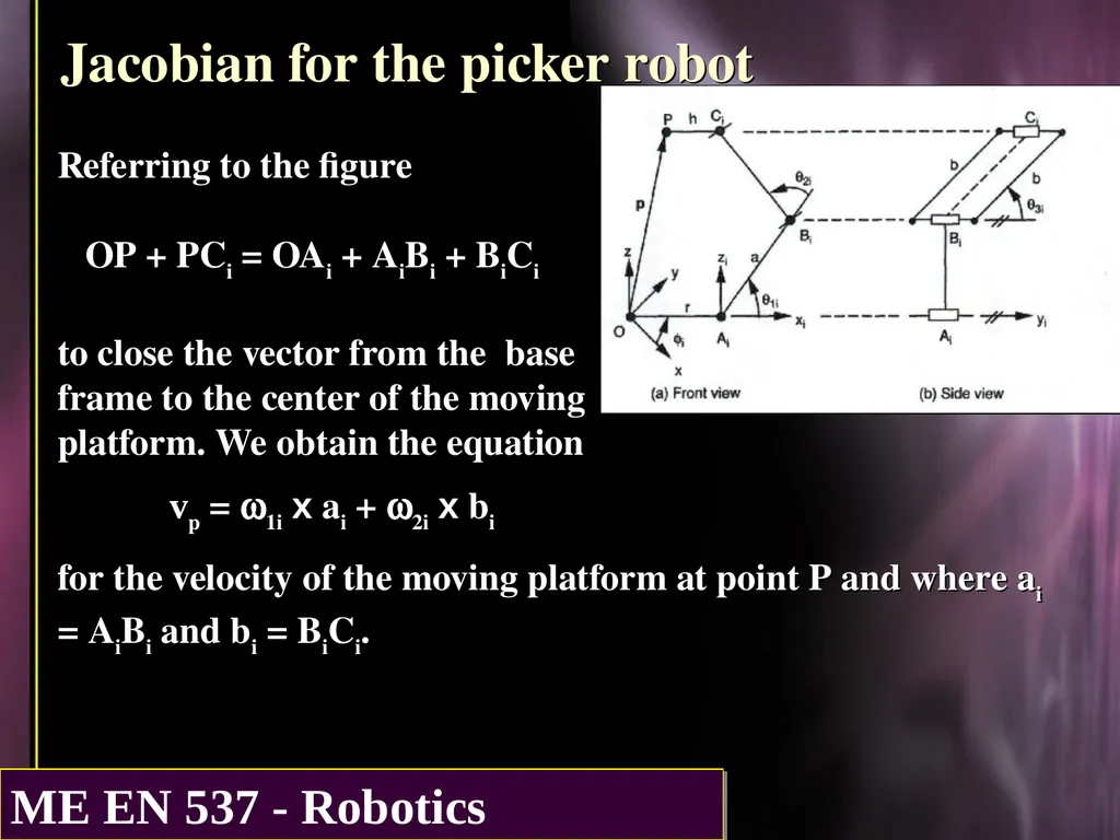 DIFFERENTIAL KINEMATICS Purpose: The purpose of - slide 33 of 37