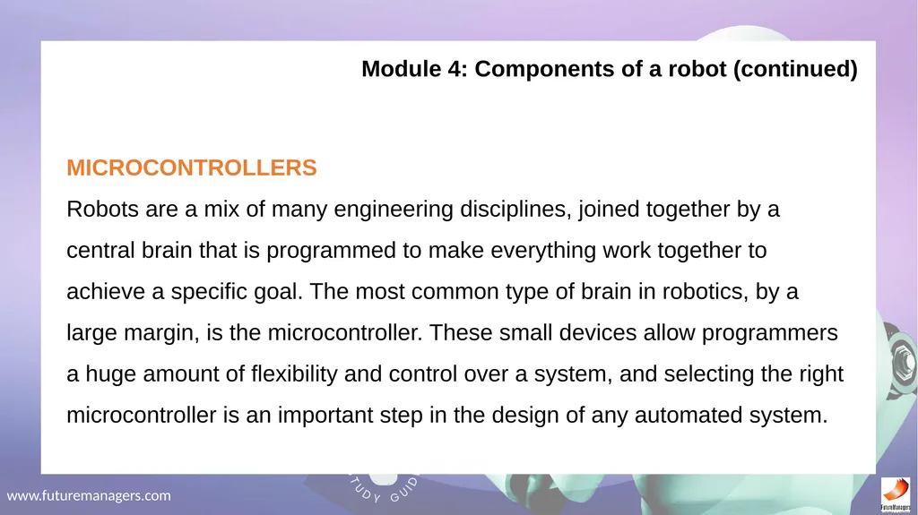 Introduction to Robotics NCV3 - slide 13 of 24