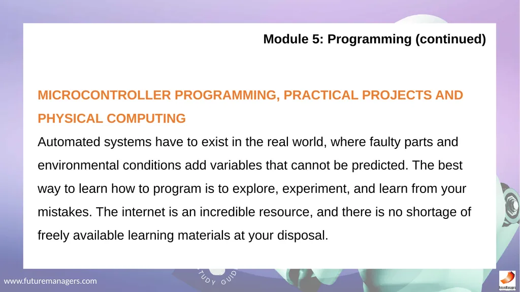 Introduction to Robotics NCV3 - slide 21 of 24