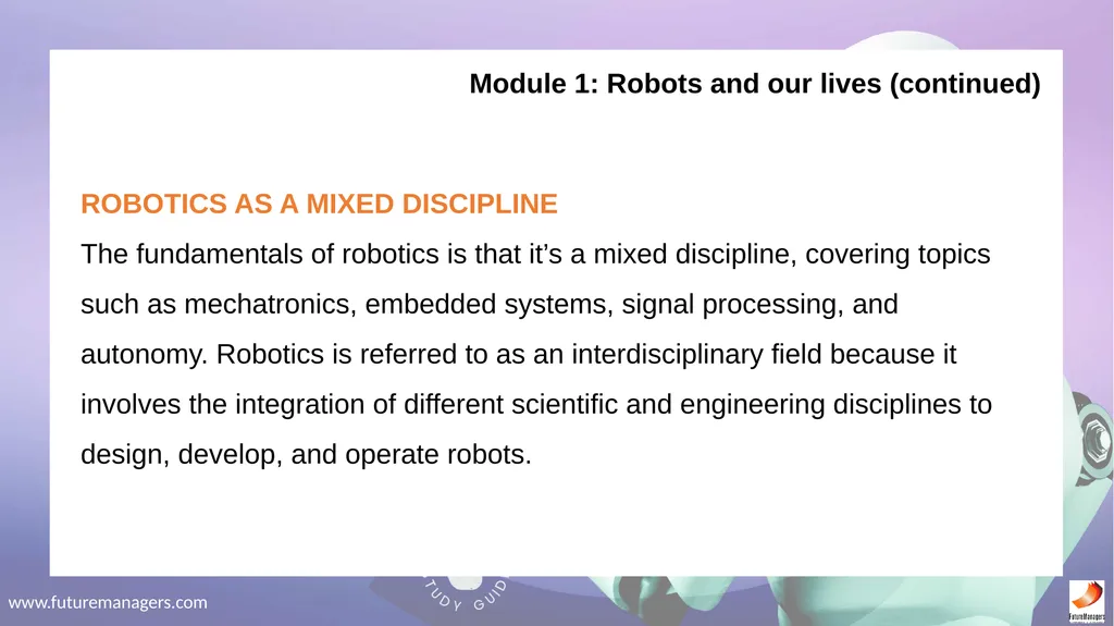 Introduction to Robotics NCV3 - slide 3 of 24