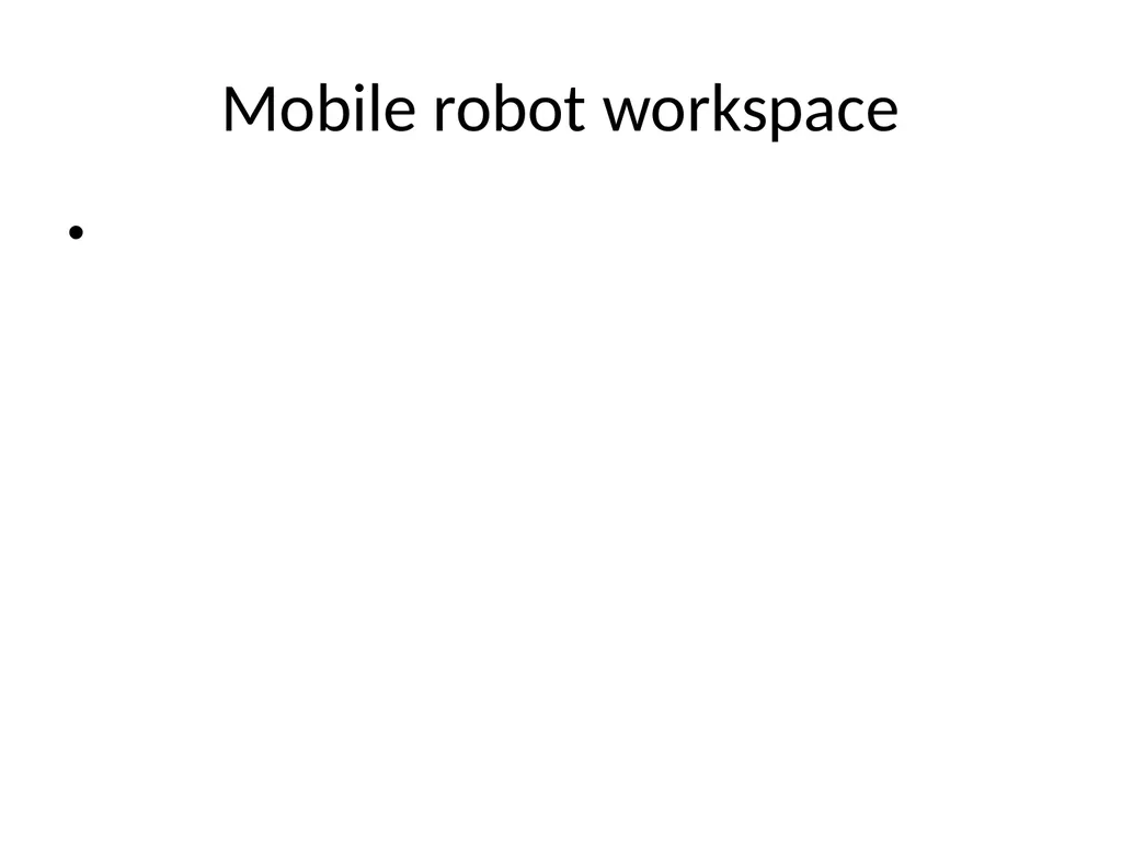 Mobile Robots Part I.2 Robotics and Mechatronics - slide 30 of 64