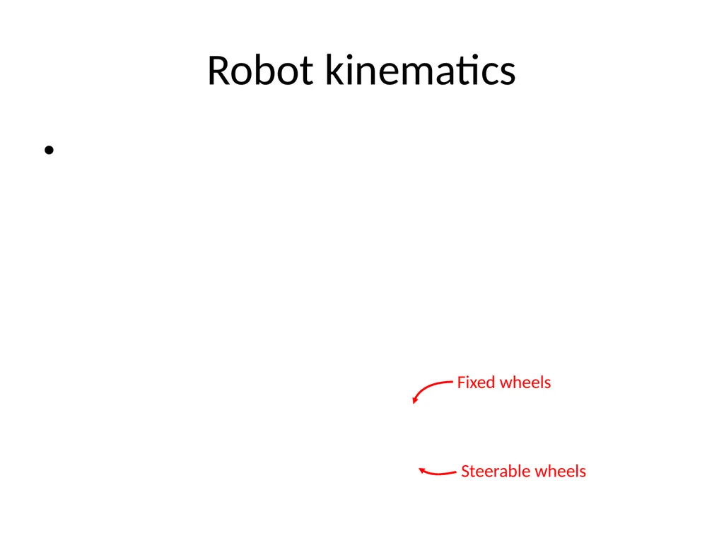 Mobile Robots Part I.2 Robotics and Mechatronics - slide 3 of 64