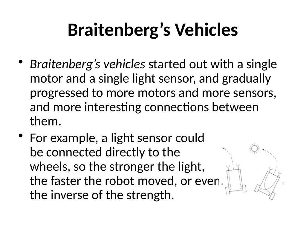 CISC 1003 Exploring Robotics Lawrence Goetz What - slide 12 of 20