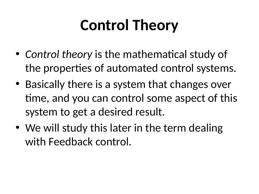 CISC 1003 Exploring Robotics Lawrence Goetz What - slide 9 of 20