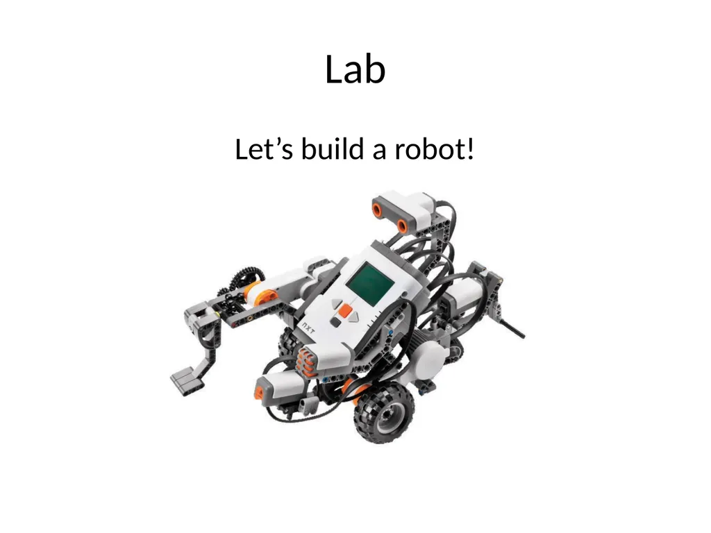 CISC 1003 Exploring Robotics Lawrence Goetz What - slide 20 of 20