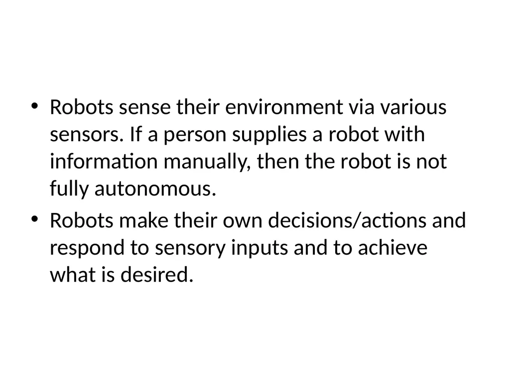 CISC 1003 Exploring Robotics Lawrence Goetz What - slide 7 of 20