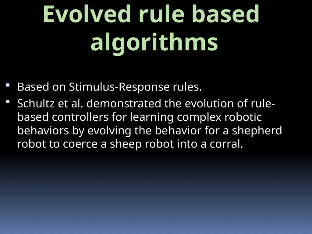 Evolutionary Robotics Guided by : Prof . Pushpak - slide 18 of 34