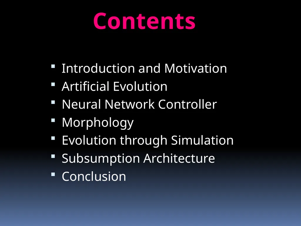 Evolutionary Robotics Guided by : Prof . Pushpak - slide 2 of 34