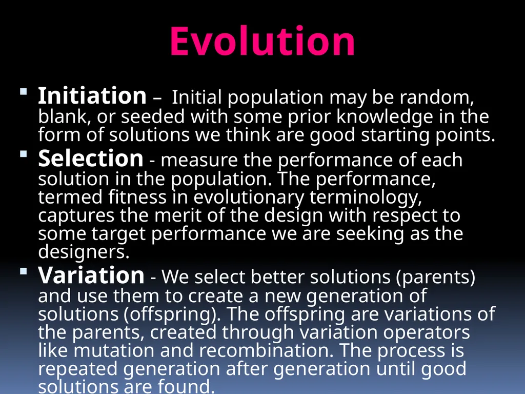 Evolutionary Robotics Guided by : Prof . Pushpak - slide 12 of 34