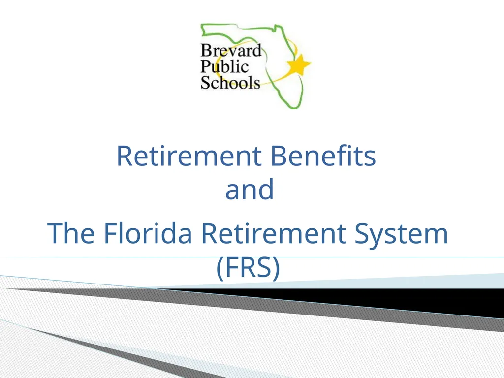 Retirement Benefits and The Florida Retirement