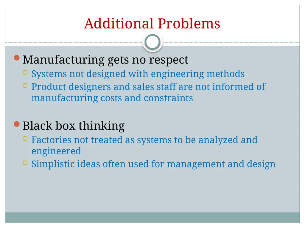 EMP5179 F Nour El Kadri Manufacturing Systems - slide 6 of 35