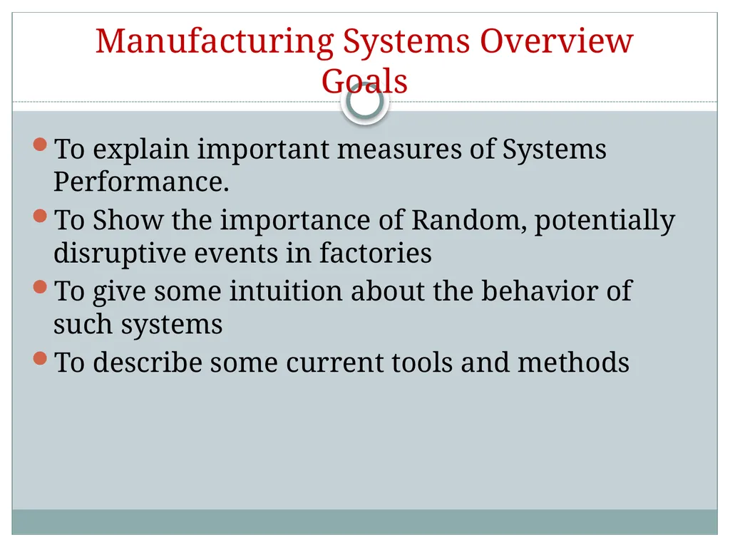 EMP5179 F Nour El Kadri Manufacturing Systems - slide 2 of 35