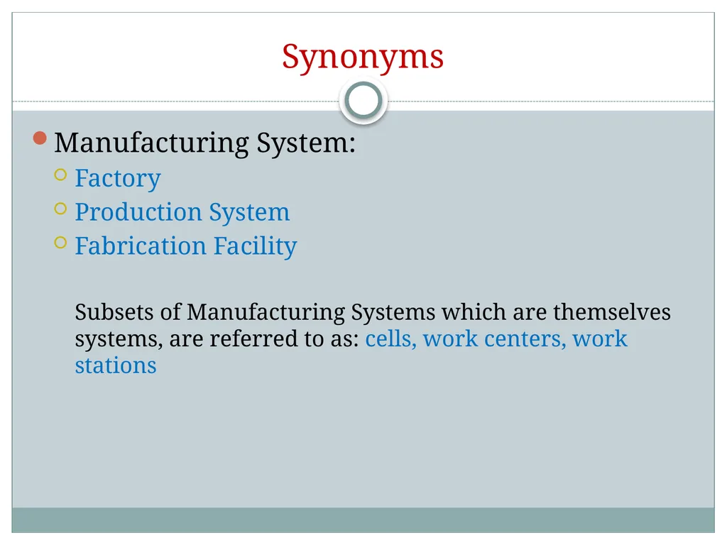 EMP5179 F Nour El Kadri Manufacturing Systems - slide 12 of 35