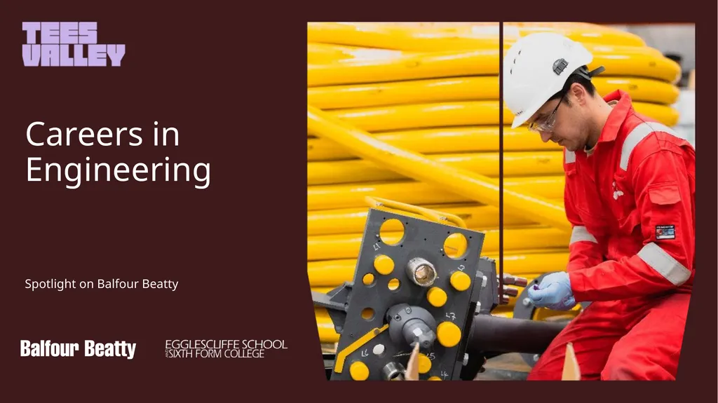 Careers in Engineering Spotlight on Balfour Beatty - slide 1 of 11