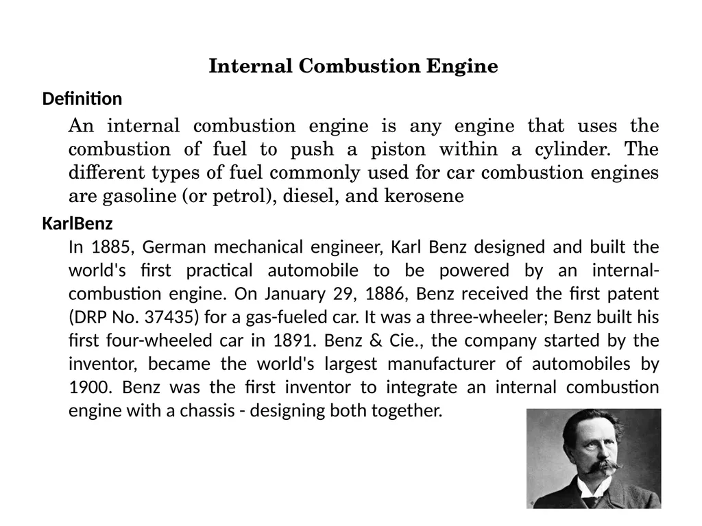 Historical Development of Cars Car is a wheeled - slide 6 of 10