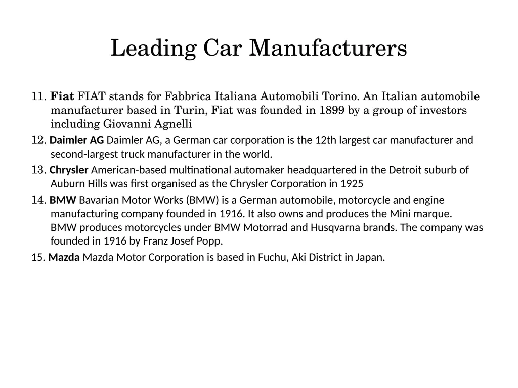 Historical Development of Cars Car is a wheeled - slide 9 of 10