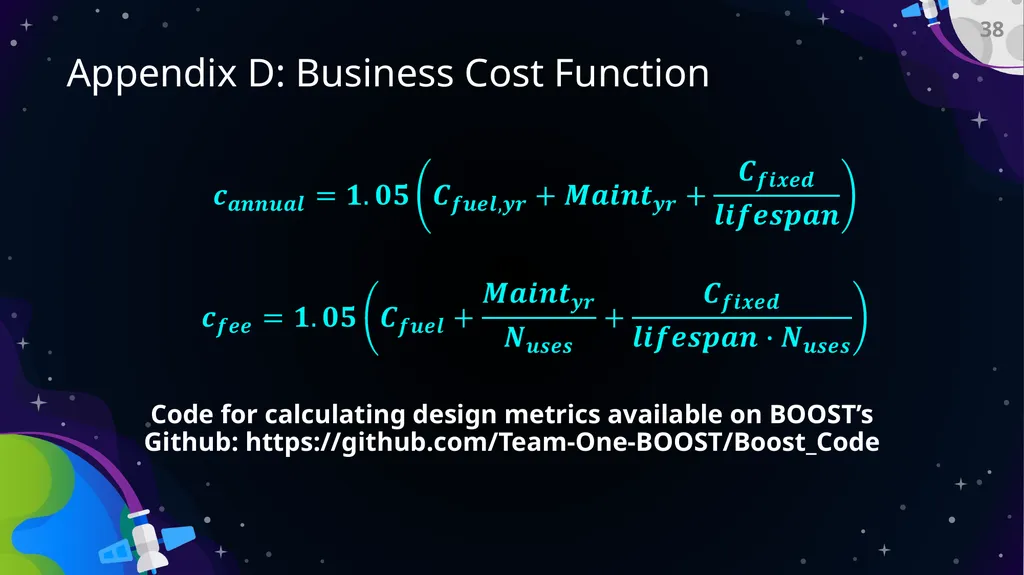 Preliminary Design Review Bi-Functional On-Orbit - slide 38 of 40